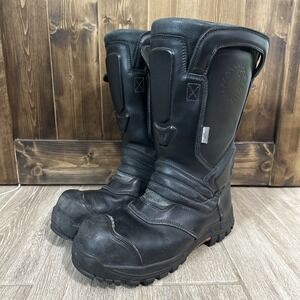 Lion by Thorogood QR14 14" Structural Firefighter Bunker Boots Leather Size 12W